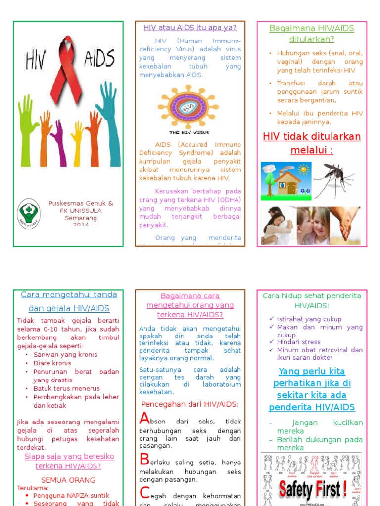 Pamflet Hiv Aids | PDF