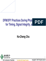 DFM/DFY Practices During Physical Designs For Timing, Signal Integrity, and Power