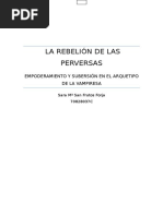 La Rebelión de Las Perversas. Trabajo
