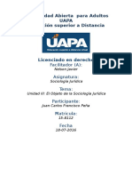 Tarea 3 Unidad III Sociologia Juridica (UAPA)