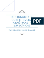Diccionario de Competencias Genericas y Especificas