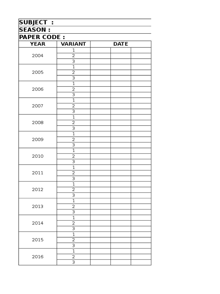 Papers Tracking Sheet | PDF | Computers