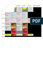 Horario semestre 4 