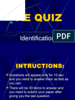 Quiz No. 1 - Identification of Ag Machines