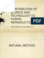 Contribution of Science and Technology To Human Reproduction