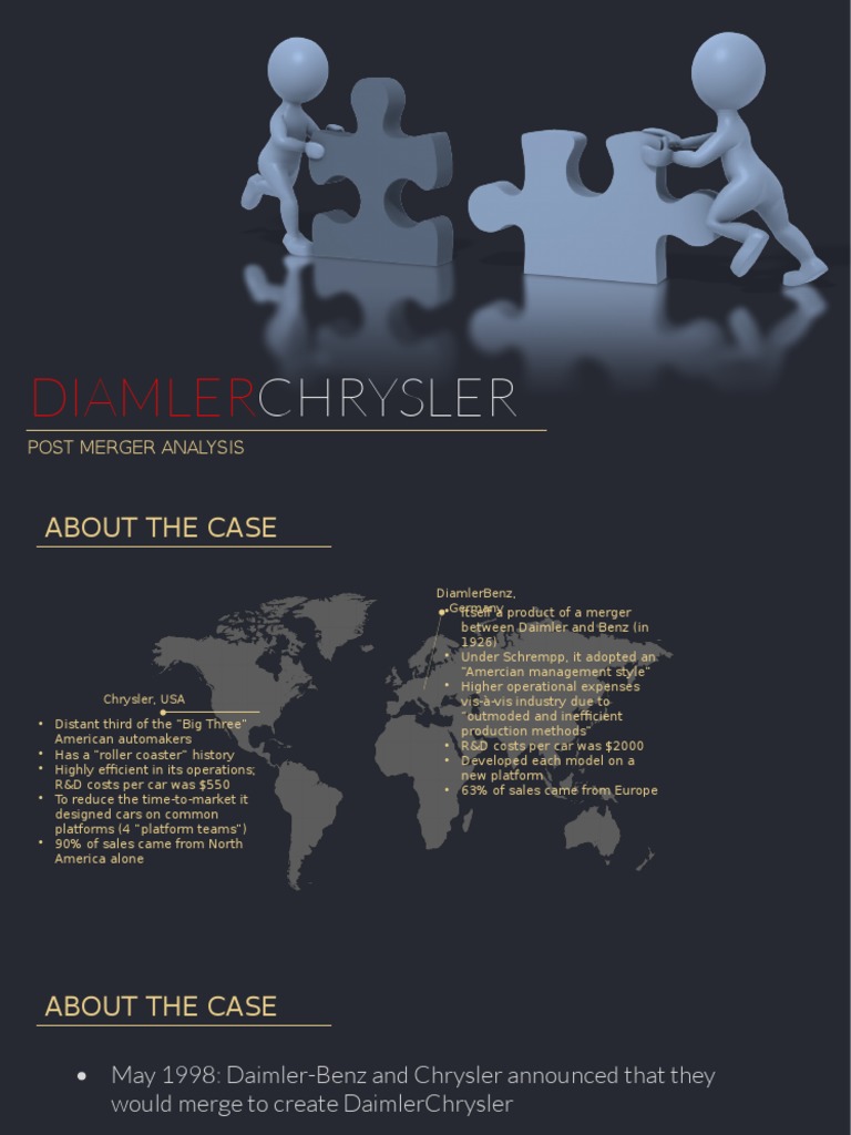 DaimlerChrysler Merger Analysis | PDF | Daimler Ag | Mergers And ...