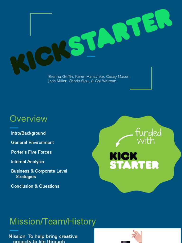 kickstarter case study strategic management