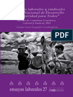 Las deudas laborales y sindicales del Plan Nacional de Desarrollo “Prosperidad para Todos” 