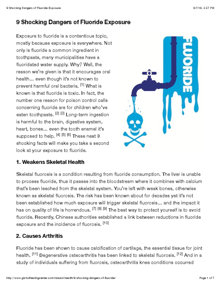 9 Shocking Dangers of Fluoride Exposure Fluoride Puberty