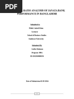 Download FINANCIAL RATIO ANALYSIS OF JANATA BANK PERFORMANCE IN BANGLADESH by RuhulAmin SN319363737 doc pdf