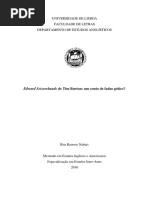 Edward Scissorhands de Tim Burton_um Conto de Fadas Gótico