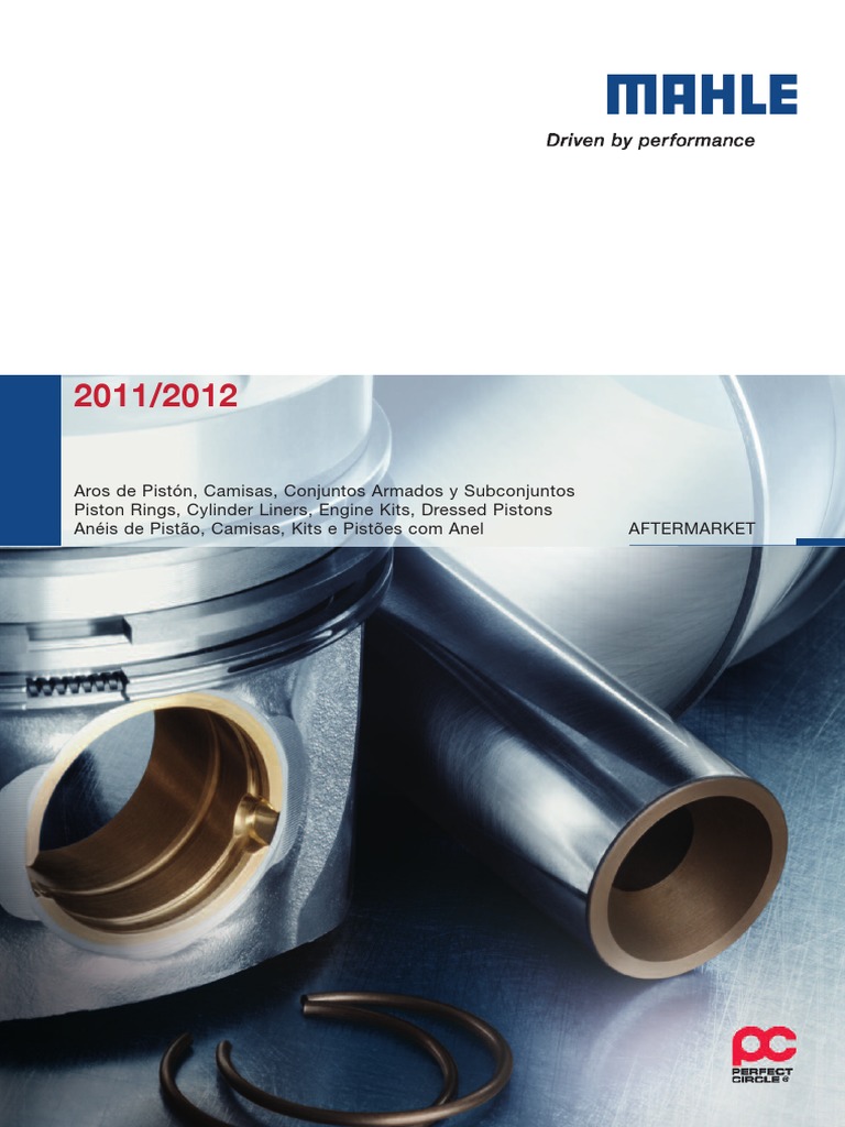 Catalogo Perfect Circle 2011 2012 | PDF | Pistón | Motor diesel