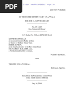 Kenneth Goodman v. The City of Cape Coral, 11th Cir. (2014)