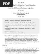 United States v. Troy Lee Shearer, 794 F.2d 1545, 11th Cir. (1986)