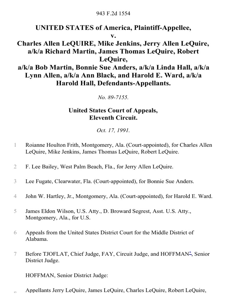 RICO Drug Conspiracy Appeal Summary | PDF | Racketeer Influenced And ...