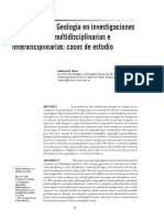 BLASI, A. 2008. El Aporte de La Geología en Investigaciones Arqueológicas Multidisciplinarias e Interdisciplinarias
