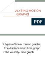 Analysing linear motion graphs