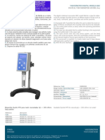 Digital Viscosimeter Model 802: Viscosímetro Digital Modelo 802