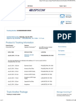 Usps Priority Mail Confirmation Re Caterbone v. The United States of America, Et - Al., Complaint July 20, 2016 Ver 3.0 July 22, 2016 - July 25, 2016