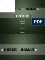 Greek Roman Gothic Architecture