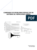 Compendio de Problemas Resueltos de Sistemas de Vibraciones Libres PDF