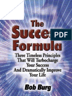 The Success Formula by Bob Burg