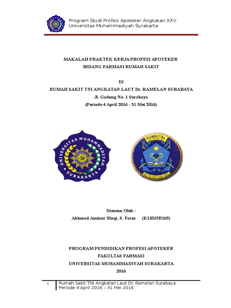 Makalah Rumah Sakit Ramelan | PDF