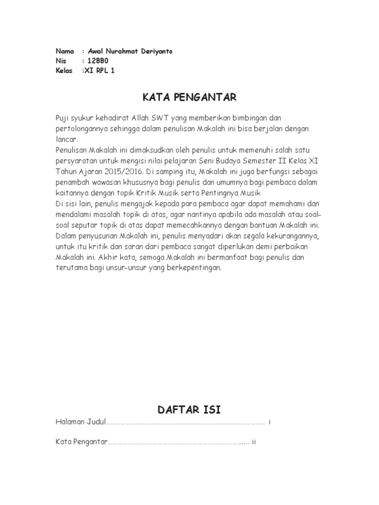 Kritik Seni Musik