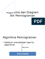 ALGORITMA DAN DIAGRAM ALIR PEMROGRAMAN