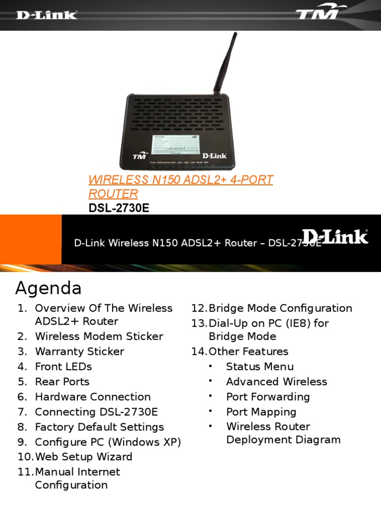 D-Link Router Setup Guide | PDF | Wireless Lan | Computer Network