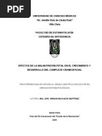 EFECTO DE MALNUTRICION