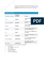 Reflexive Pronouns