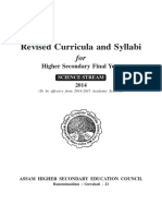 HS Second Year Syllabus(Science)