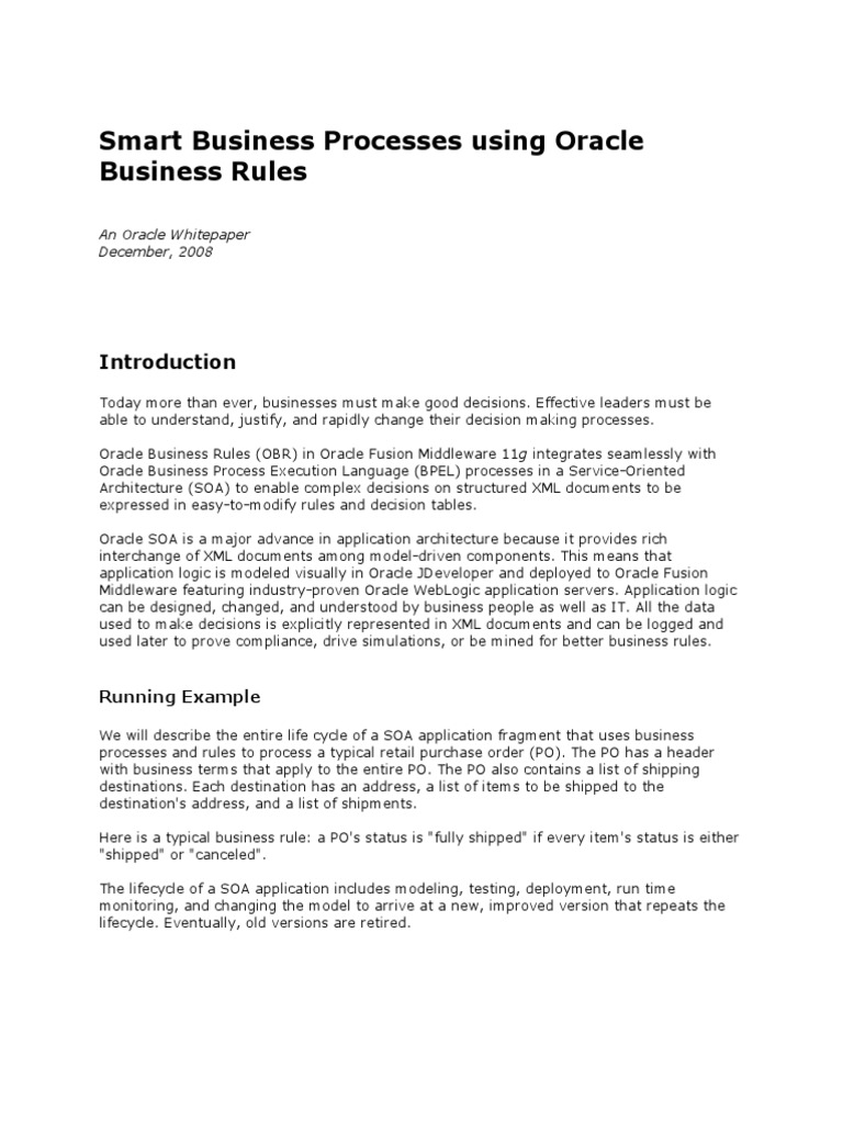Smart Processes Obr 1 129729 | PDF | Service Oriented Architecture | Xml