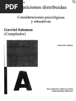 Salomon - Cogniciones Distribuidas