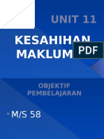 Pmf1 Unit 11 Kesahihan Maklumat