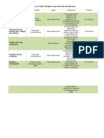 Anexo 1 Carta Descriptiva para El Taller Dirigido A Personal de Intendencia