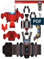 Build Mazinger Z Papercraft Model