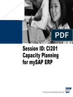 Capacity Planning SAPERP