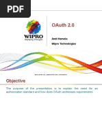 Oauth 2.0: Amit Harsola Wipro Technologies