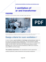 Ventilation Design Guide for Electrical Rooms