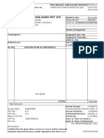 Pre-Authenticated Tax Invoice