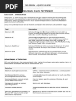 Selenium Quick Guide