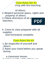 Class Rules Set