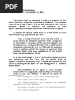 SC is Not a Trier of Facts