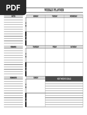 Weekly Planner