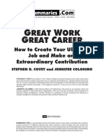 Great Work Great Career (FREE Edition)