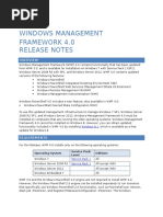 Windows Management Framework 4 0 Release Notes