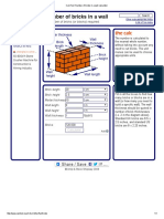 CalcTool - Number of Bricks in A Wall Calculator