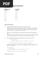 Chapter 3: Program Statements: Solutions